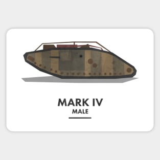 TANK MarkIV MALE Sticker